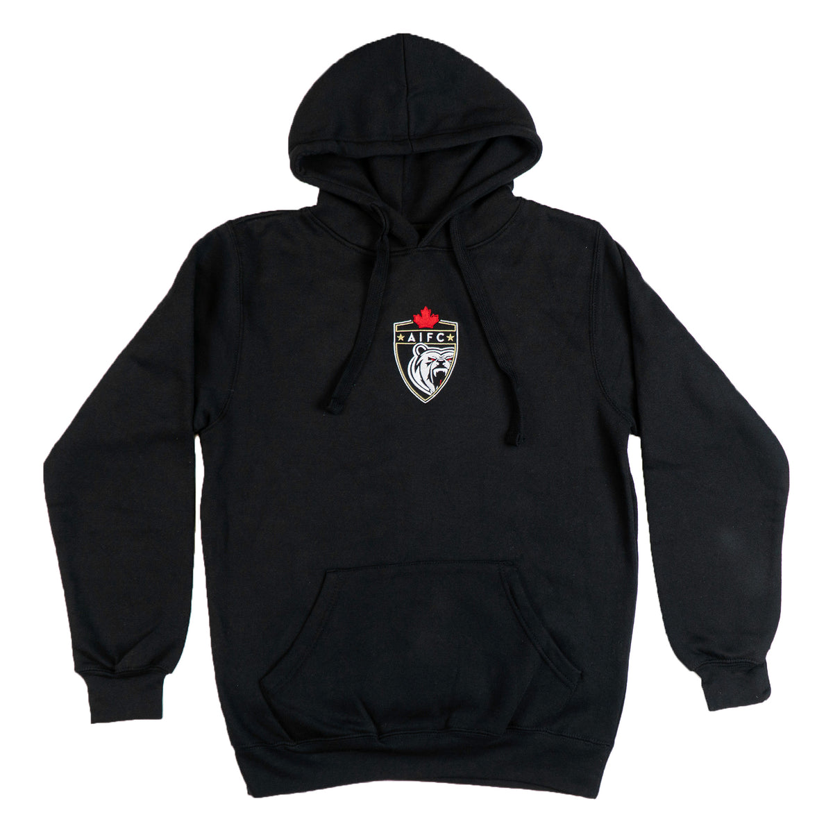 AIFC Unisex Black Hoodie – Athlete Institute